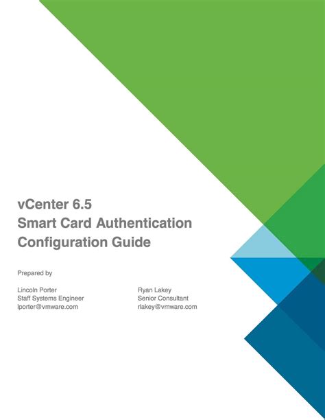 vmware vCenter smart card authentication